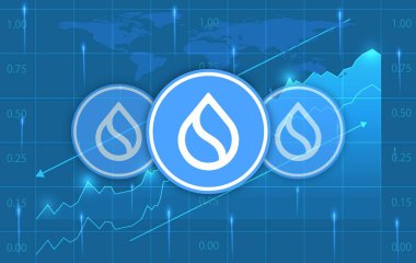 Dijital arkaplanda sui şifreleme resimleri. 3d illüstrasyon.