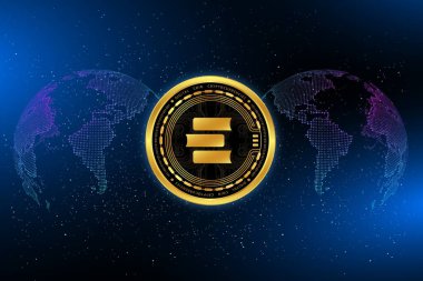 Dijital arka planda açık kampüs-edu logosunun görüntüleri. 3d illüstrasyon.