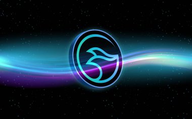 Manta network-manta para şifreli para birimi resmi dijital arkaplanda. 3d illüstrasyon.