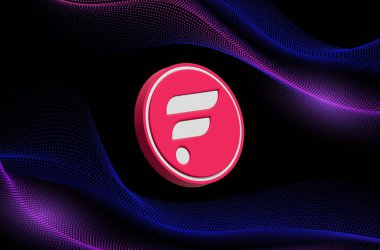 Dijital arkaplanda sanal para birimi görüntüsünü göster. 3d illüstrasyon.