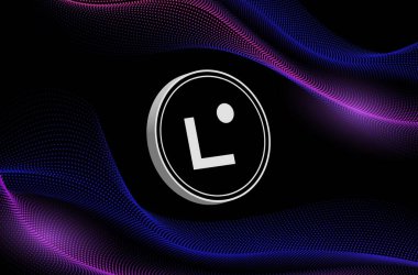 Dijital arkaplanda linea sanal para birimi görüntüsü. 3B çizimler.