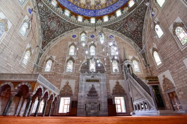 historical Ottoman mosques. Photos of Bayezid II Complex Mosque. clipart