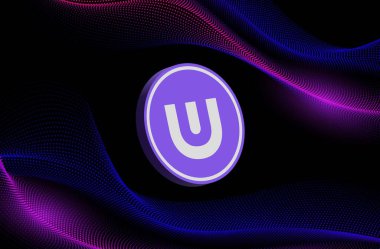 Dijital arkaplanda ultra-uos sanal para birimi görüntüleri. 3d illüstrasyon.