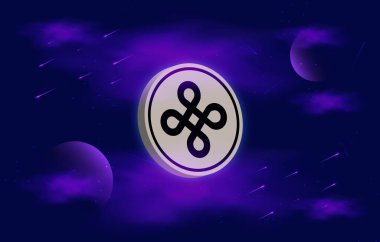 dijital arkaplanda dymension-dym şifreleme resimleri. 3d illüstrasyon.