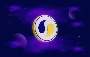 Dijital arkaplanda bir şifreleme resmi listele. 3B çizimler.