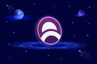 Dijital arkaplanda Dalarnia-dar sanal para birimi görüntüsü var. 3d illüstrasyon.