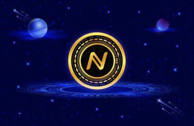 namecoin-nmc virtual currency images. 3d illustration