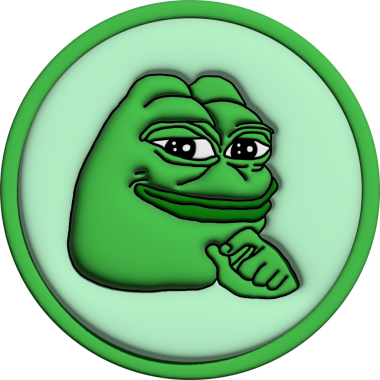 Soyut arkaplanda pepto kripto para birimi logosu çizimleri. 3d illüstrasyon.