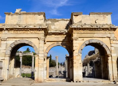 Tarihi yerler, antik şehir Efes 'in fotoğrafları..