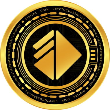 Soyut arka planda altkatman-alt kripto para birimi logosu çizimleri. 3d illüstrasyon.