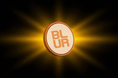 Dijital arkaplanda bulanık şifreli resimler. 3d illüstrasyon.