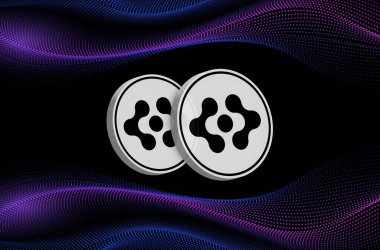 Dijital arkaplanda yapay süper zeka İttifak-fet sanal para birimi görüntüsü. 3d illüstrasyon.