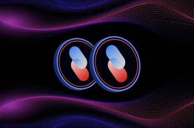 Dijital arkaplanda atmchain-atm sanal para birimi görüntüsü. 3d illüstrasyon.