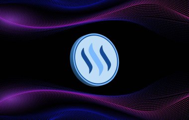 Saygıdeğer dolar-sbd dijital arkaplanda sanal para birimi görüntüleri. 3d illüstrasyon