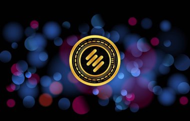 Dijital arkaplandaki solv protokol logosu görüntüleri. 3d illüstrasyon.