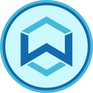 Soyut arka planda wanchain-wan kripto para biriminin görüntüleri. 3d illüstrasyon.