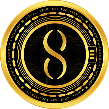 tekillik ağı-agix sanal para birimi logosu. Vektör çizimleri. 3d illüstrasyon.