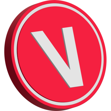 Soyut arkaplanda viberate-vib kripto para birimi çizimleri. 3d illüstrasyon.