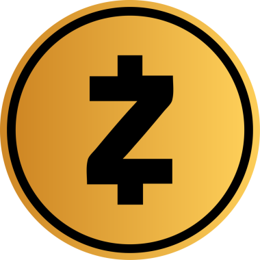 zcash-zec kripto para birimi çizimleri soyut arka planda. 3d illüstrasyon.
