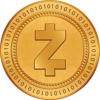 zcash-zec kripto para birimi çizimleri soyut arka planda. 3d illüstrasyon.