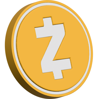 zcash-zec kripto para birimi çizimleri soyut arka planda. 3d illüstrasyon.