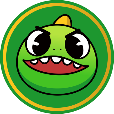 Soyut arkaplanda yooshi kripto para birimi çizimleri. 3d illüstrasyon.