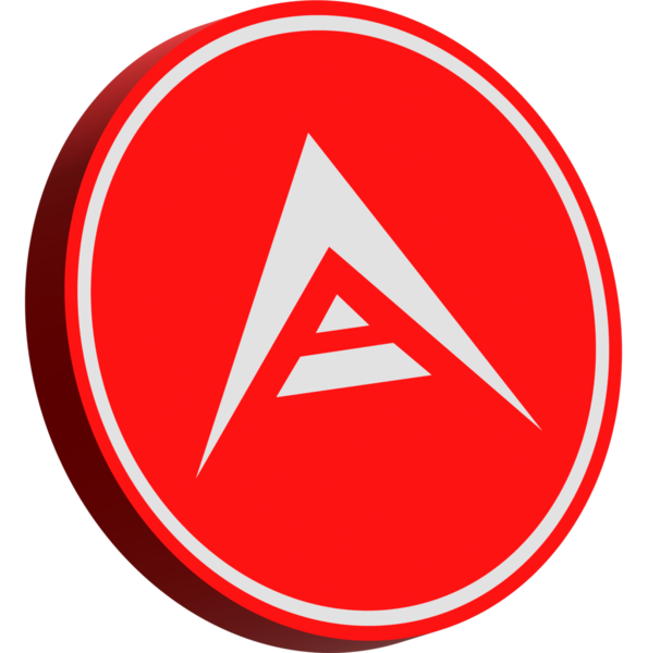 Soyut arkaplanda Ark kripto para birimi çizimleri. 3d illüstrasyon.