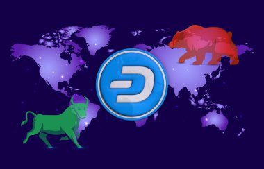 Dijital arkaplanda tire sanal para birimi görüntüsü. 3B çizimler.