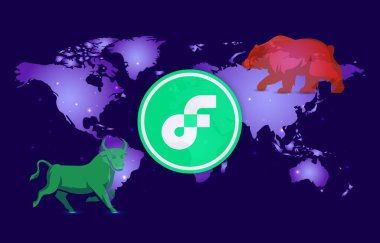 Sanal para birimi görüntüsünü dijital arkaplanda aktar. 3B çizimler.