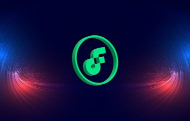 Sanal para birimi görüntüsünü dijital arkaplanda aktar. 3B çizimler.