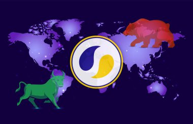 Dijital arkaplanda bir şifreleme resmi listele. 3B çizimler.