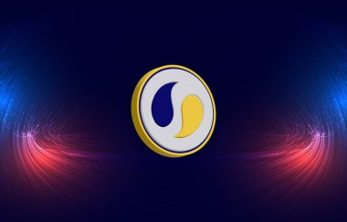 Dijital arkaplanda bir şifreleme resmi listele. 3B çizimler.