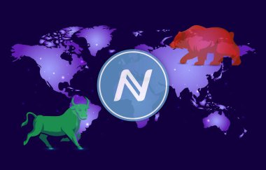 namecoin-nmc virtual currency images. 3d illustration