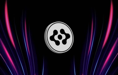 Dijital arkaplanda yapay süper zeka İttifak-fet sanal para birimi görüntüsü. 3d illüstrasyon.