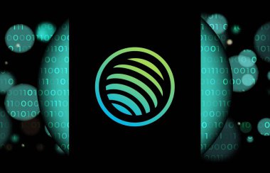 Jupiter-jup sanal para biriminin dijital arkaplan resmi. 3d çizimler.