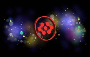 Dijital arkaplanda yapay süper zeka İttifak-fet sanal para birimi görüntüsü. 3d illüstrasyon.