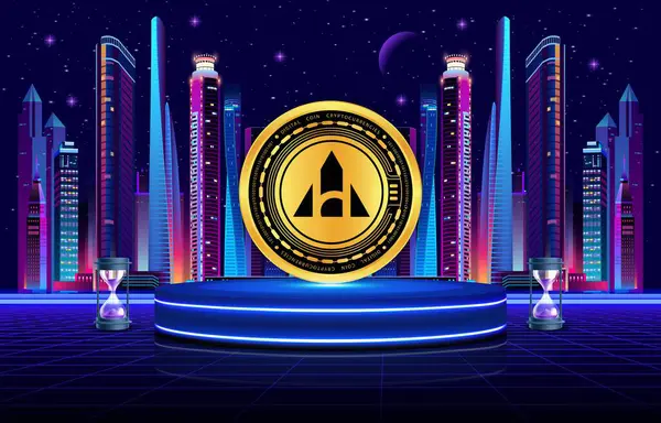 Simya, dijital arka planda sanal para görüntüleri. 3d illüstrasyon.