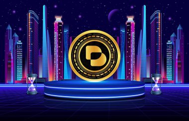 Güzel protokol-bb sanal para birimi görüntüleri dijital arkaplanda. 3d illüstrasyon.