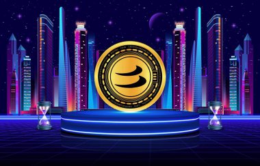 Dijital arkaplanda beta-beta şifreleme resmi. 3d illüstrasyon.