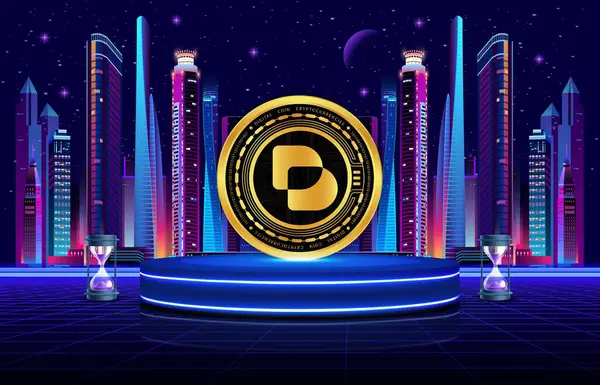 Güzel protokol-bb sanal para birimi görüntüleri dijital arkaplanda. 3d illüstrasyon.