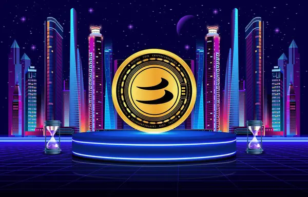 Dijital arkaplanda beta-beta şifreleme resmi. 3d illüstrasyon.