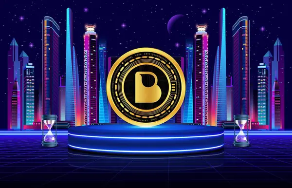 biconomy-bico para sanal para birimi görüntüleri. 3d illüstrasyon