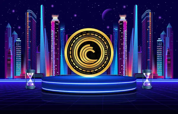 bittorrent-bttc sanal para birimi resmi dijital arkaplanda. 3d illüstrasyon.