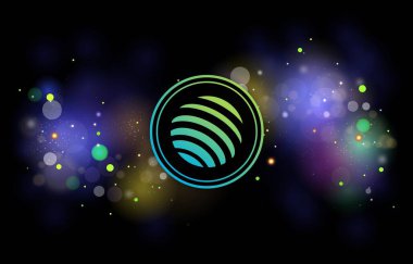 Jupiter-jup sanal para biriminin dijital arkaplan resmi. 3d çizimler.