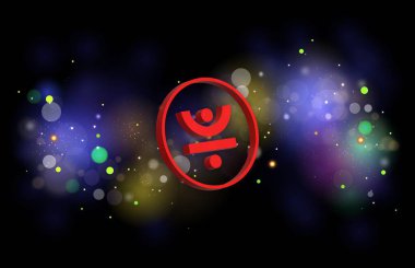 Dijital arkaplandaki kripto para birimi görüntüleri. 3d illüstrasyon.