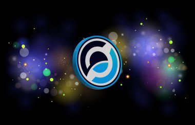 dijital arkaplanda yatay-zen şifreleme resimleri. 3d illüstrasyon.