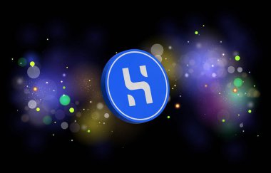  Dijital arkaplanda gizli sanal para birimi görüntüleri. 3d illüstrasyon.