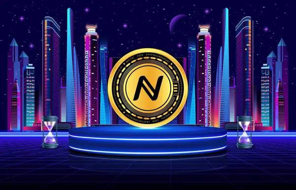 namecoin-nmc virtual currency images. 3d illustration