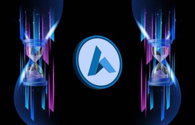 ardor-ardr virtual currency views. 3d illustration.