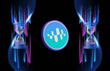 Enzim-mIn dijital arkaplanda sanal para birimi görüntüsü. 3B çizimler.